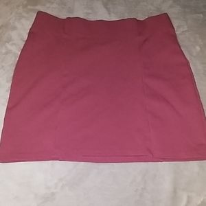 Dark pink / purple mini skirts